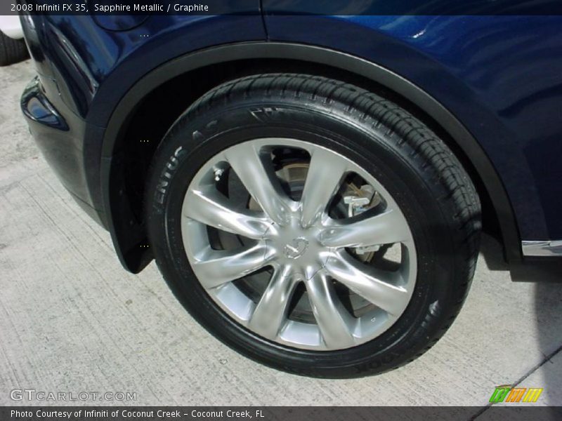 Sapphire Metallic / Graphite 2008 Infiniti FX 35