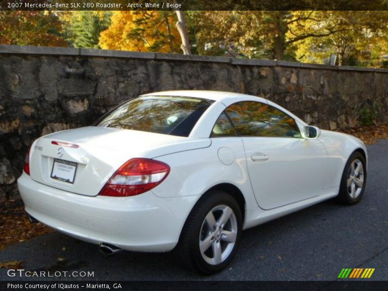 Arctic White / Beige 2007 Mercedes-Benz SLK 280 Roadster