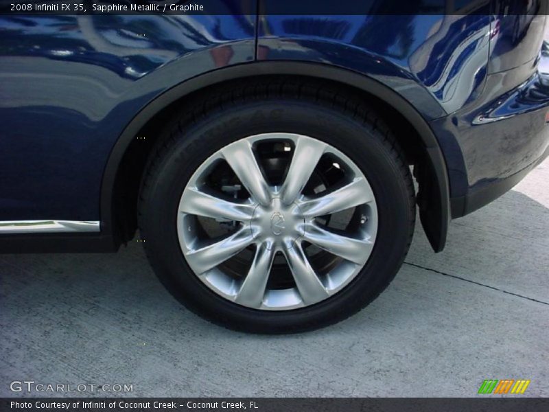 Sapphire Metallic / Graphite 2008 Infiniti FX 35