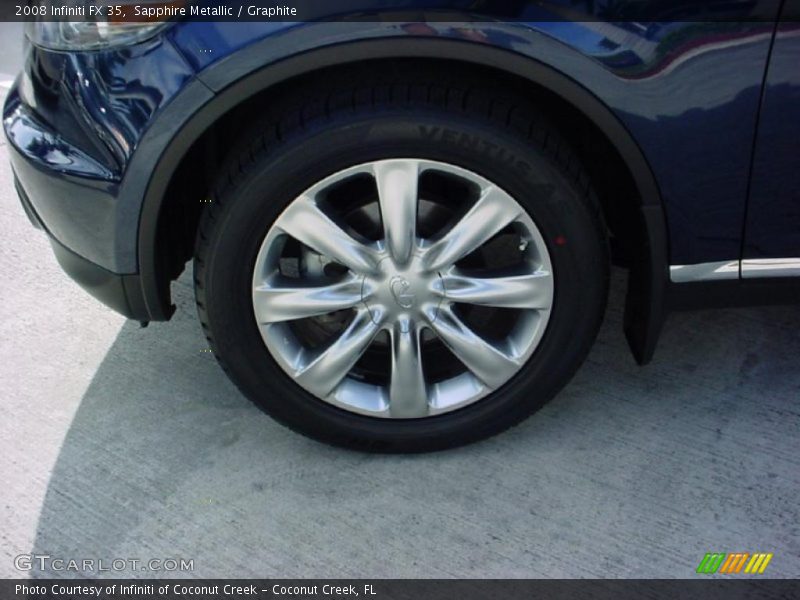 Sapphire Metallic / Graphite 2008 Infiniti FX 35