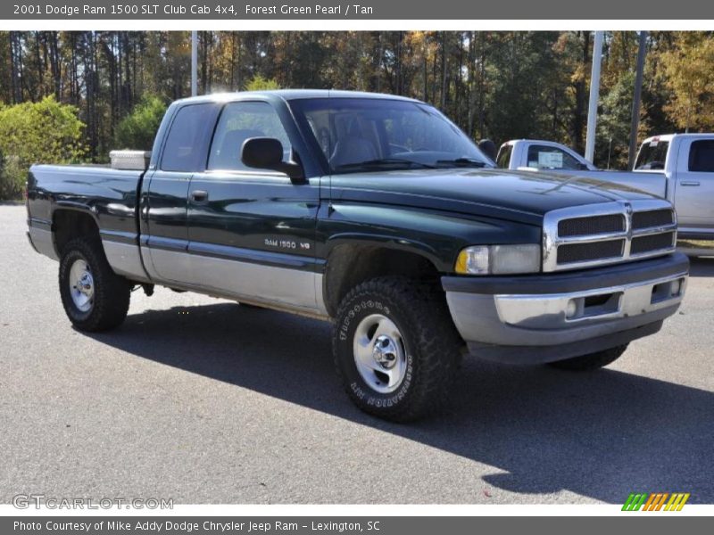 Front 3/4 View of 2001 Ram 1500 SLT Club Cab 4x4