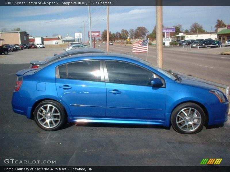 Sapphire Blue / SE-R Charcoal 2007 Nissan Sentra SE-R Spec V