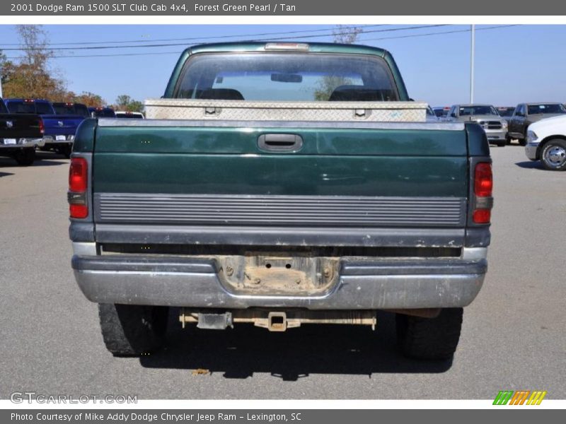 Forest Green Pearl / Tan 2001 Dodge Ram 1500 SLT Club Cab 4x4