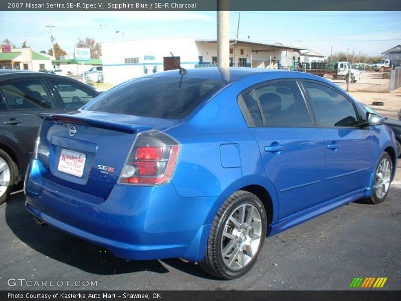 Sapphire Blue / SE-R Charcoal 2007 Nissan Sentra SE-R Spec V