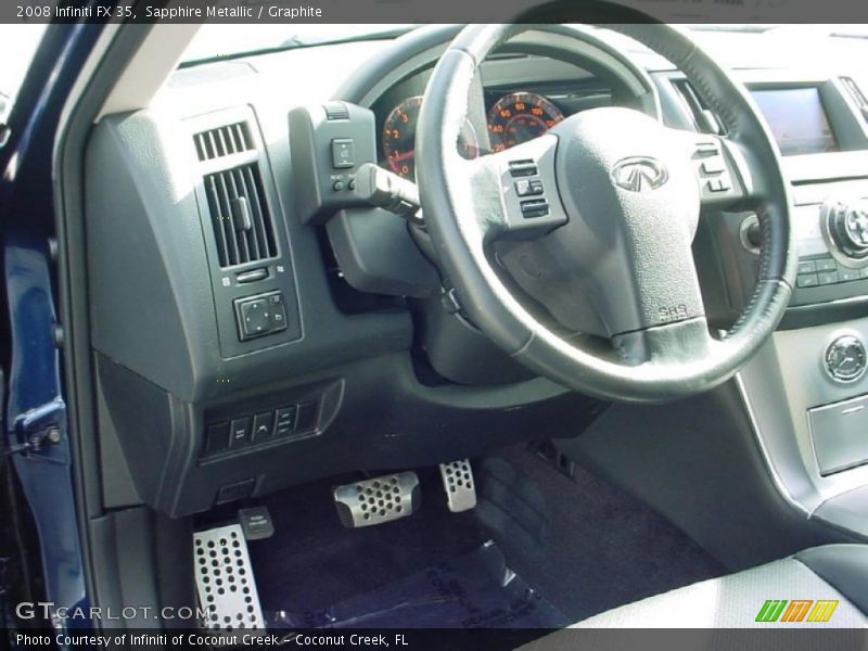Sapphire Metallic / Graphite 2008 Infiniti FX 35