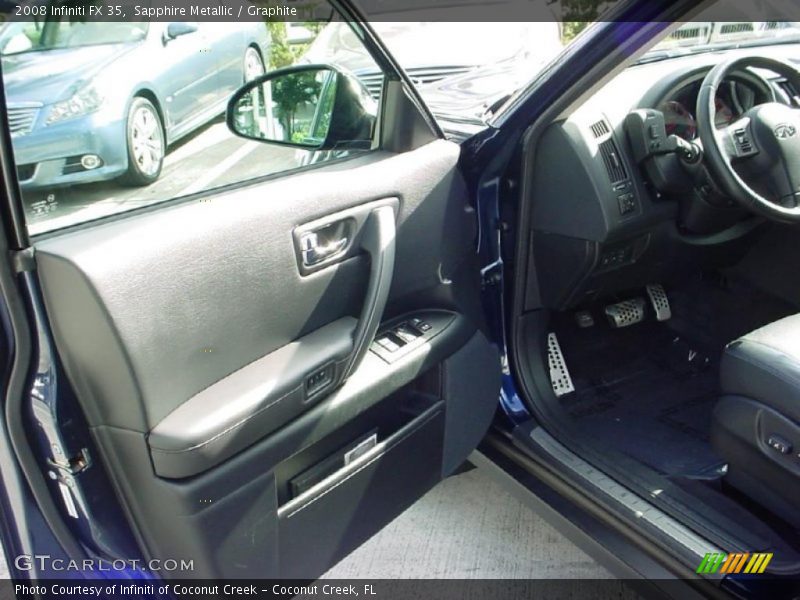 Sapphire Metallic / Graphite 2008 Infiniti FX 35