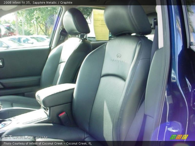 Sapphire Metallic / Graphite 2008 Infiniti FX 35