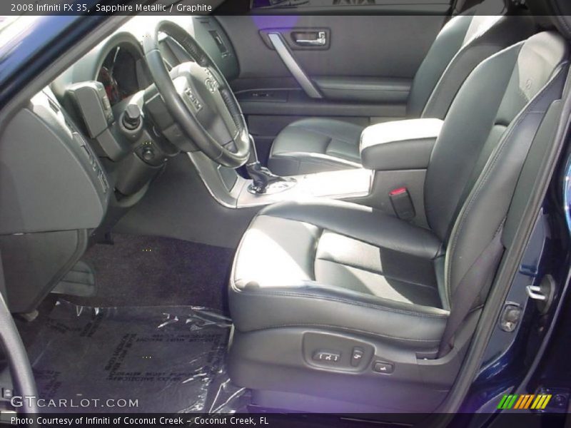 Sapphire Metallic / Graphite 2008 Infiniti FX 35