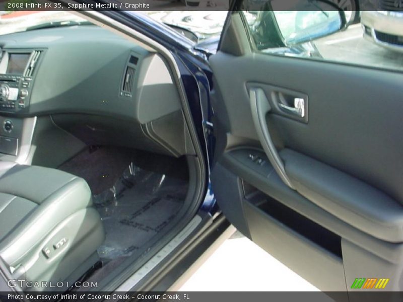 Sapphire Metallic / Graphite 2008 Infiniti FX 35