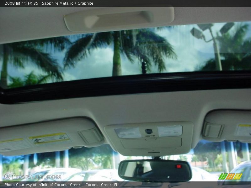 Sapphire Metallic / Graphite 2008 Infiniti FX 35