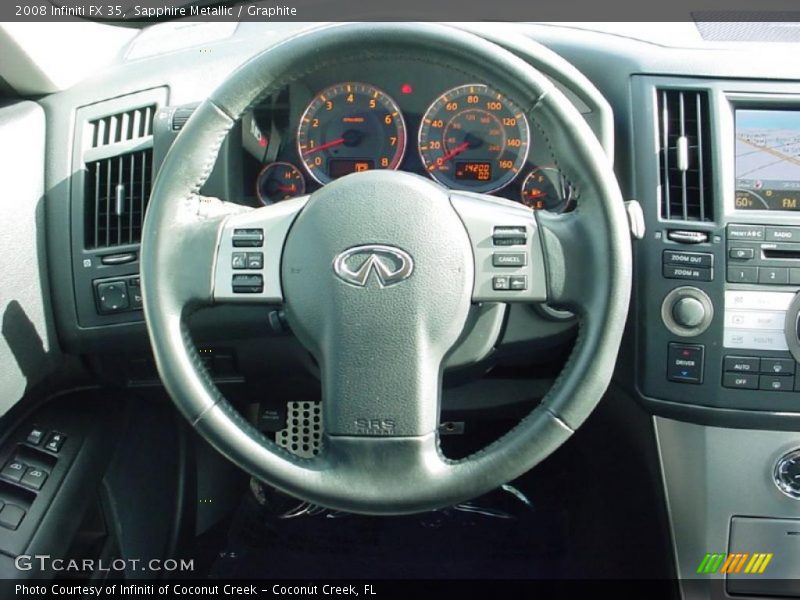 Sapphire Metallic / Graphite 2008 Infiniti FX 35