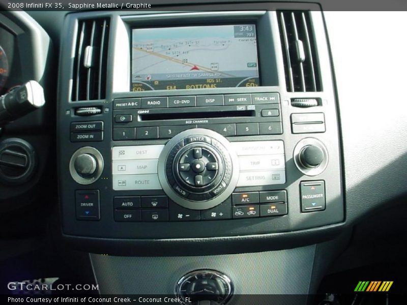 Sapphire Metallic / Graphite 2008 Infiniti FX 35