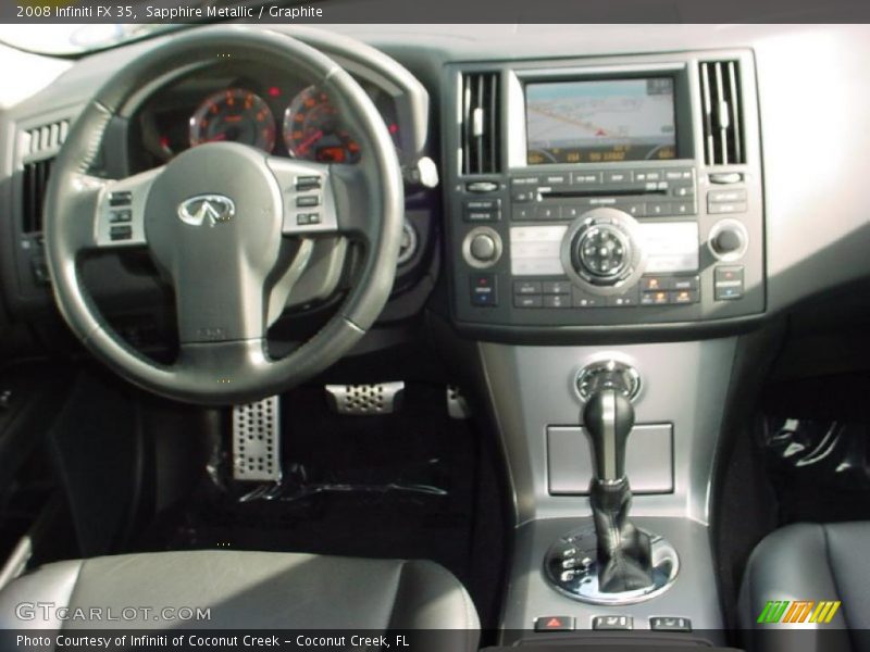 Sapphire Metallic / Graphite 2008 Infiniti FX 35
