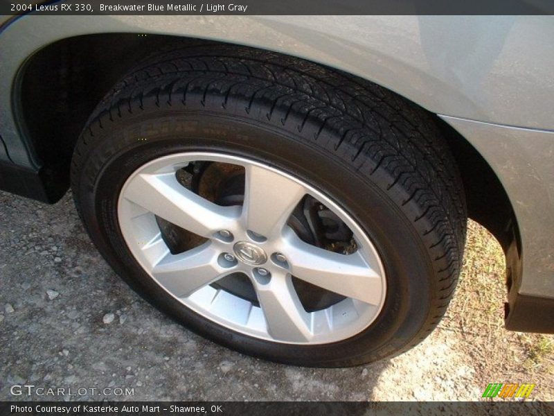 Breakwater Blue Metallic / Light Gray 2004 Lexus RX 330