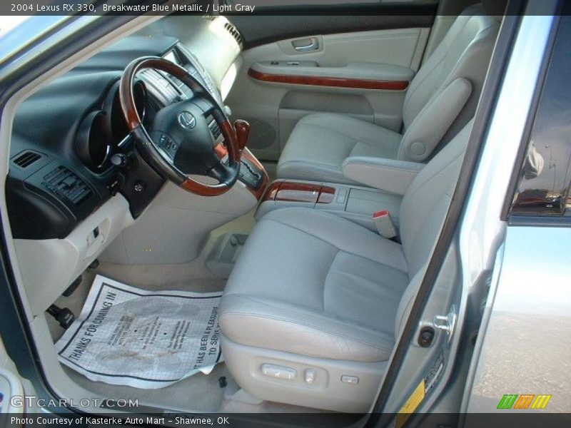 Breakwater Blue Metallic / Light Gray 2004 Lexus RX 330