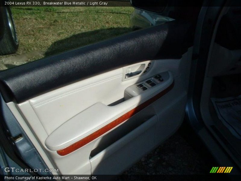 Breakwater Blue Metallic / Light Gray 2004 Lexus RX 330