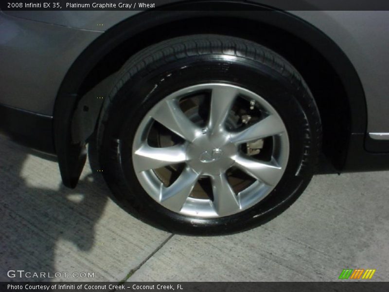 Platinum Graphite Gray / Wheat 2008 Infiniti EX 35