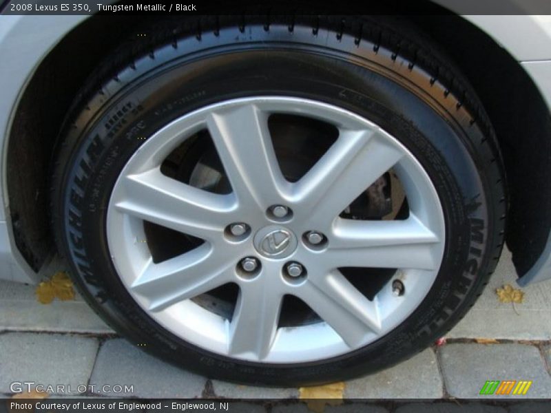 Tungsten Metallic / Black 2008 Lexus ES 350