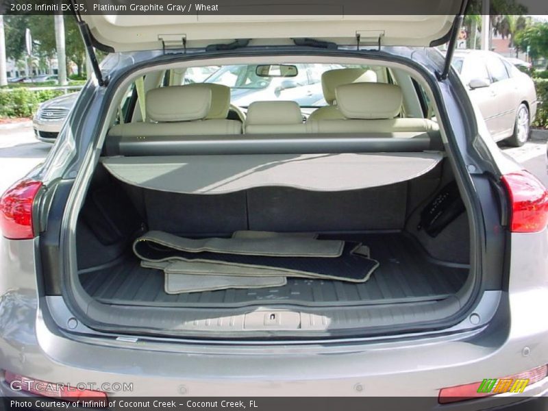 Platinum Graphite Gray / Wheat 2008 Infiniti EX 35