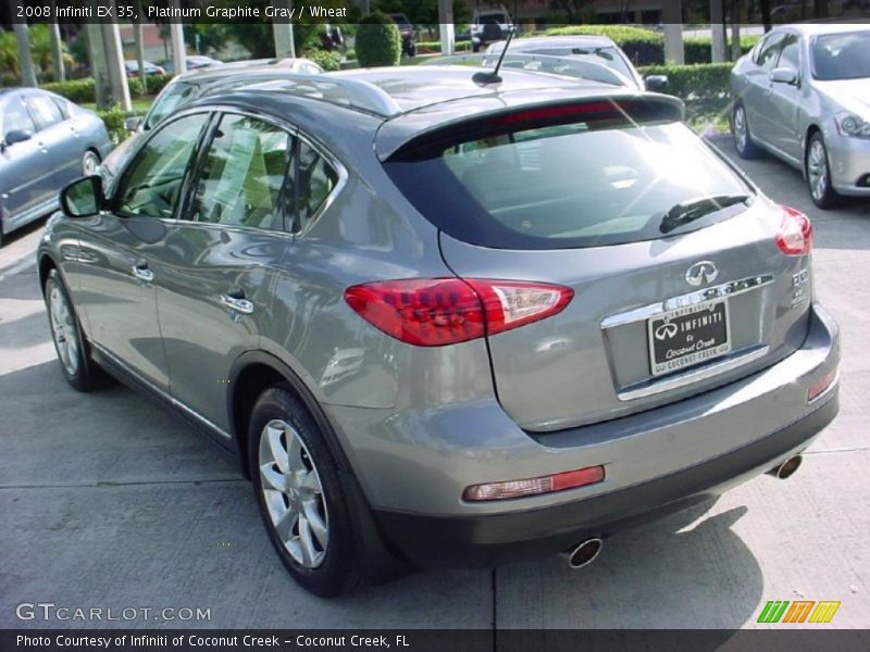 Platinum Graphite Gray / Wheat 2008 Infiniti EX 35