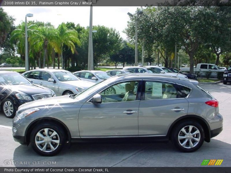 Platinum Graphite Gray / Wheat 2008 Infiniti EX 35