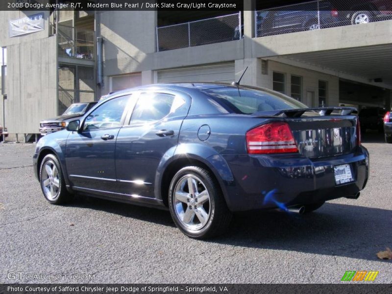 Modern Blue Pearl / Dark Slate Gray/Light Graystone 2008 Dodge Avenger R/T