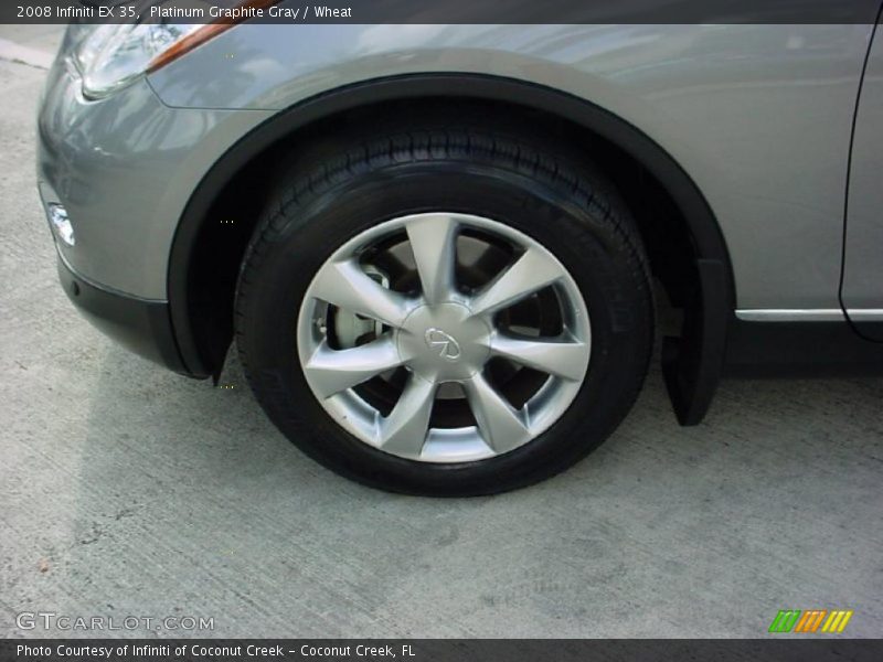 Platinum Graphite Gray / Wheat 2008 Infiniti EX 35