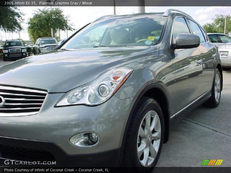 Platinum Graphite Gray / Wheat 2008 Infiniti EX 35