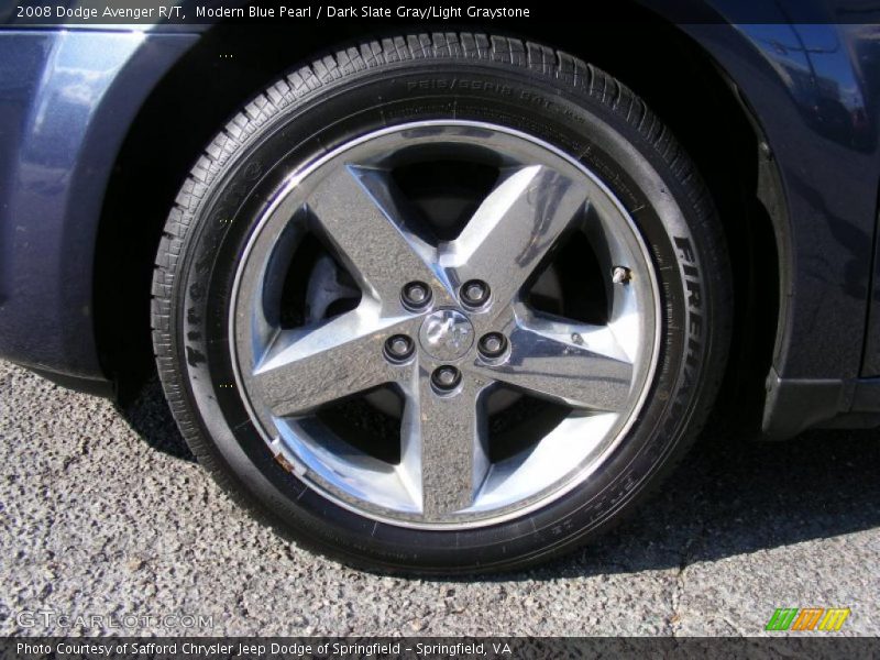 Modern Blue Pearl / Dark Slate Gray/Light Graystone 2008 Dodge Avenger R/T