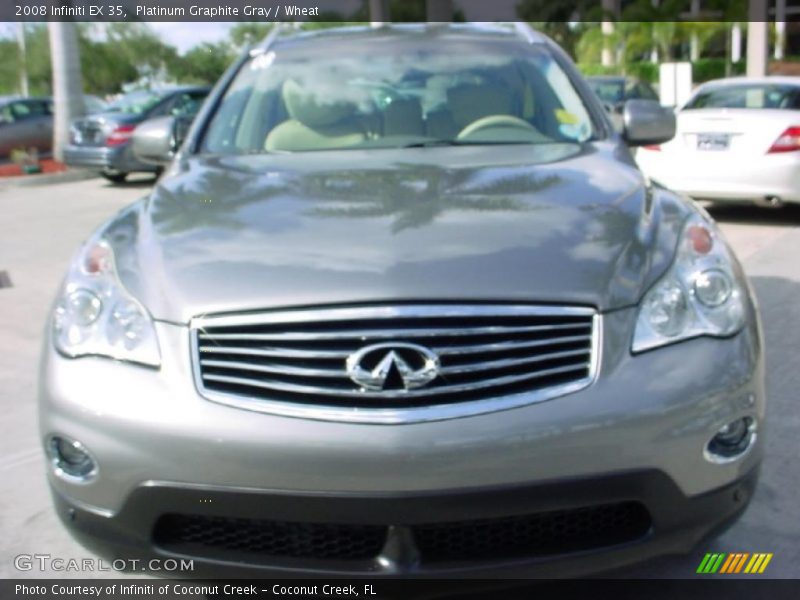 Platinum Graphite Gray / Wheat 2008 Infiniti EX 35