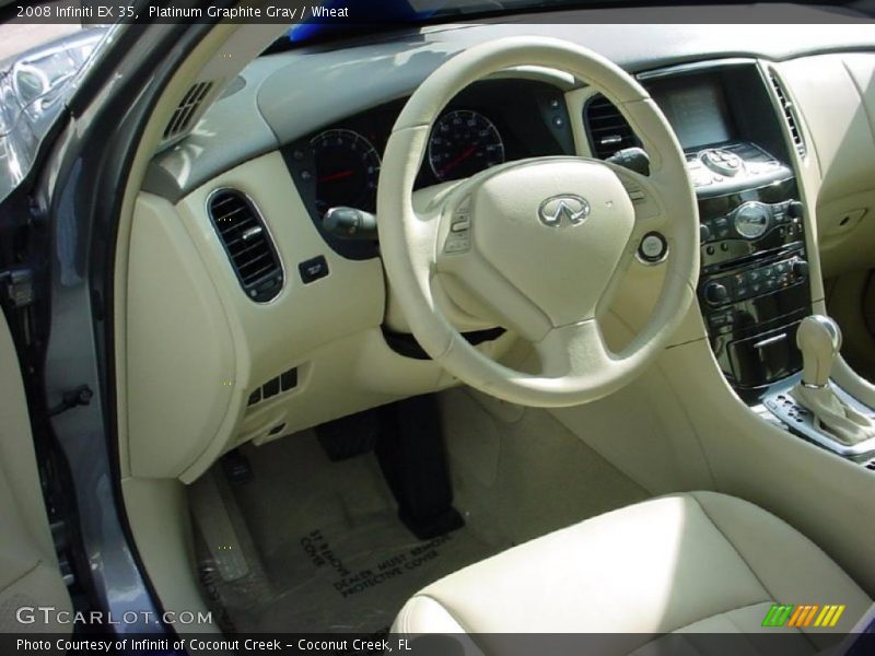 Platinum Graphite Gray / Wheat 2008 Infiniti EX 35
