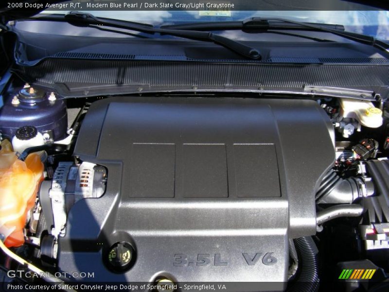 Modern Blue Pearl / Dark Slate Gray/Light Graystone 2008 Dodge Avenger R/T