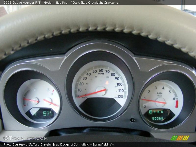 Modern Blue Pearl / Dark Slate Gray/Light Graystone 2008 Dodge Avenger R/T
