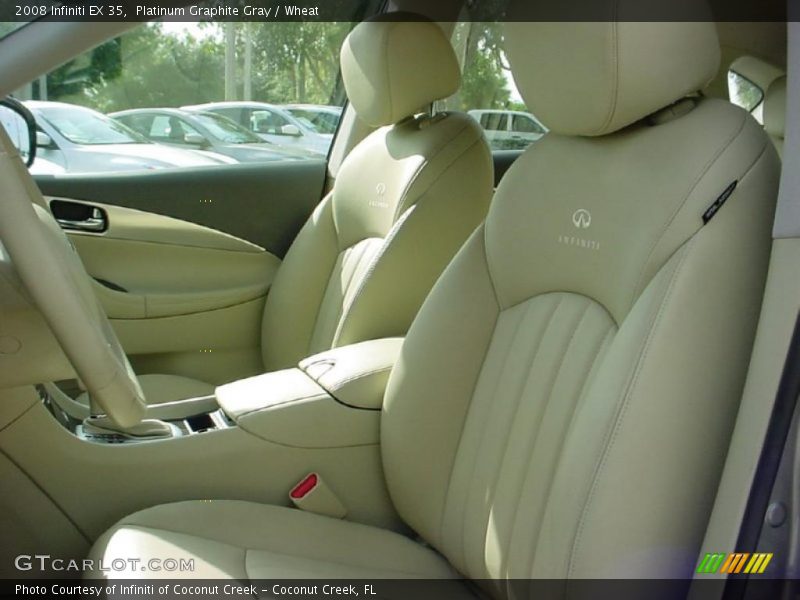 Platinum Graphite Gray / Wheat 2008 Infiniti EX 35