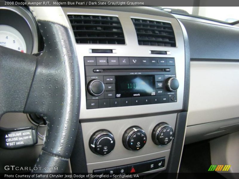 Modern Blue Pearl / Dark Slate Gray/Light Graystone 2008 Dodge Avenger R/T