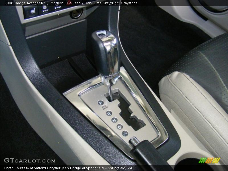 Modern Blue Pearl / Dark Slate Gray/Light Graystone 2008 Dodge Avenger R/T