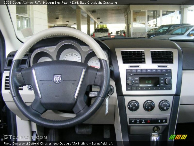 Modern Blue Pearl / Dark Slate Gray/Light Graystone 2008 Dodge Avenger R/T