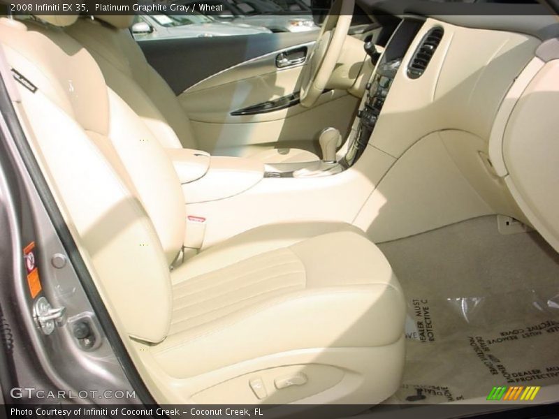 Platinum Graphite Gray / Wheat 2008 Infiniti EX 35