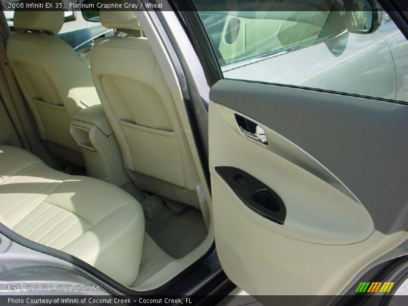 Platinum Graphite Gray / Wheat 2008 Infiniti EX 35