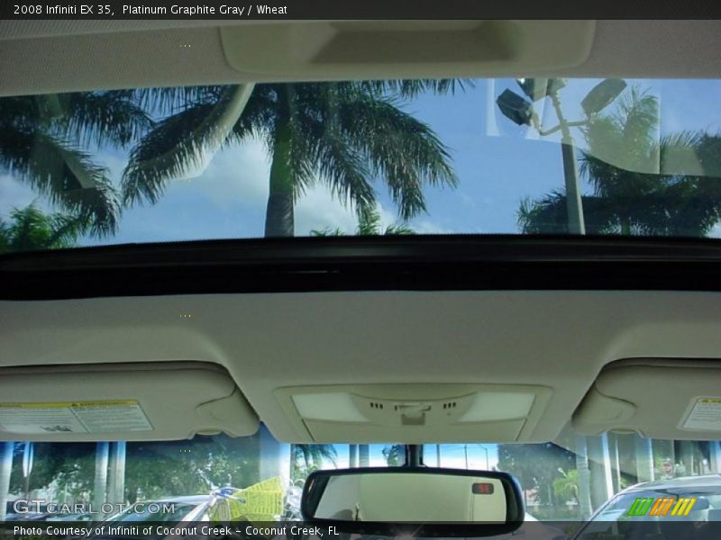 Platinum Graphite Gray / Wheat 2008 Infiniti EX 35
