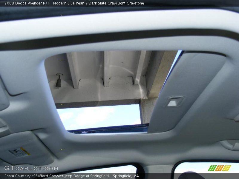 Modern Blue Pearl / Dark Slate Gray/Light Graystone 2008 Dodge Avenger R/T