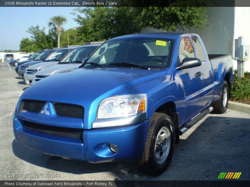 Electric Blue / Slate 2008 Mitsubishi Raider LS Extended Cab