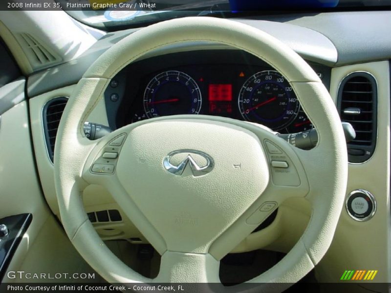 Platinum Graphite Gray / Wheat 2008 Infiniti EX 35