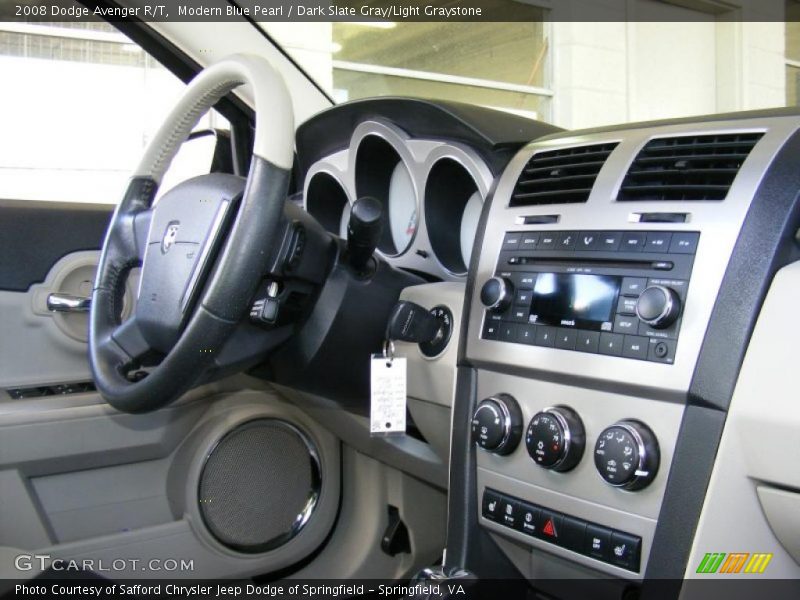Modern Blue Pearl / Dark Slate Gray/Light Graystone 2008 Dodge Avenger R/T