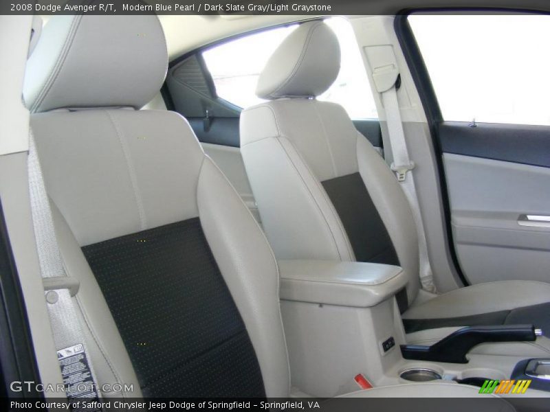 Modern Blue Pearl / Dark Slate Gray/Light Graystone 2008 Dodge Avenger R/T