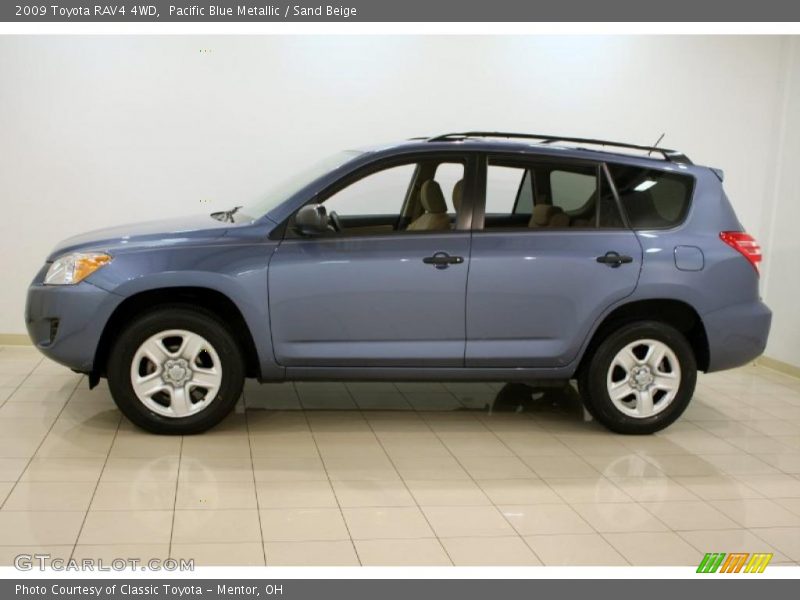 Pacific Blue Metallic / Sand Beige 2009 Toyota RAV4 4WD