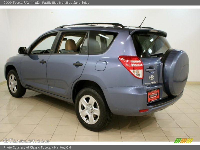 Pacific Blue Metallic / Sand Beige 2009 Toyota RAV4 4WD