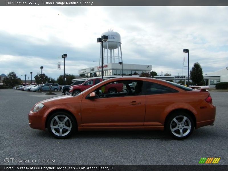 Fusion Orange Metallic / Ebony 2007 Pontiac G5 GT