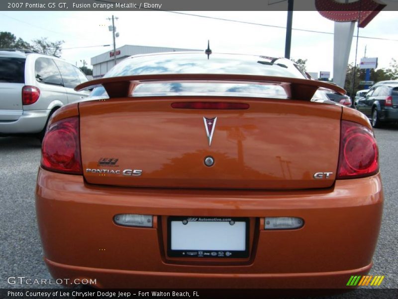 Fusion Orange Metallic / Ebony 2007 Pontiac G5 GT