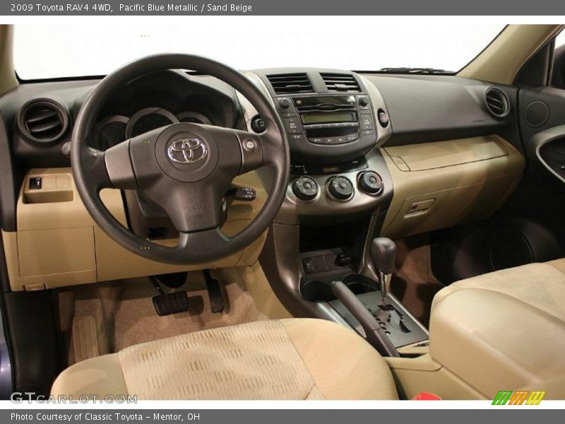 Pacific Blue Metallic / Sand Beige 2009 Toyota RAV4 4WD